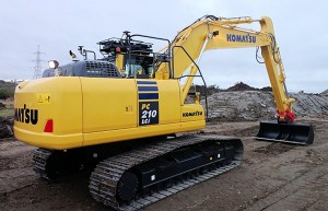 First UK Sale Komatsu pc210lci intelligent machine control