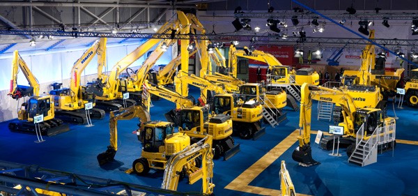 bauma 2016 Komatsu exhibition