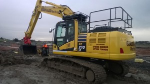 Gordon McLeod Plant Hire Komatsu excavator