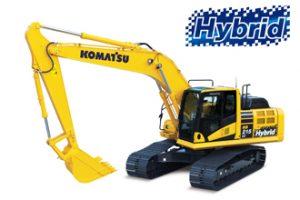 HB215LC-2 Hybrid Komatsu diggers excavators Marubeni-Komatsu machine heavy equipment 20 ton tonne