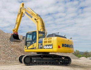 Hybrid Komatsu diggers excavators Marubeni-Komatsu machine heavy equipment HB215LC HB215 HB215LC-2 Hybrid