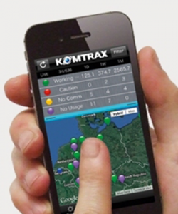 KOMTRAX Komatsu GPS Satellite machine monitoring