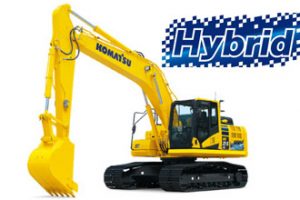 HB215-3 komatsu hybrid excavator