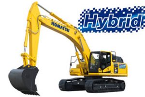 HB365 hybrid excavator Komatsu