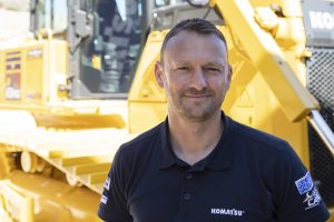 Anthony Hall 2018 Komatsu Marubeni-Komatsu Finance team digger excavator bulldozer