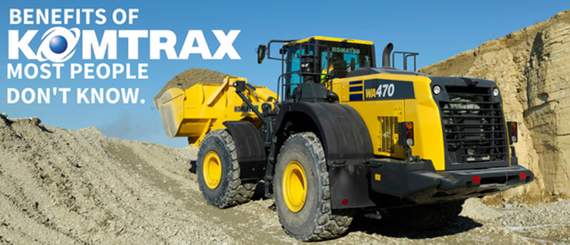 benefits of komtrax Komatsu wheel loader