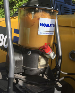 auto grease added value komatsu wheel loaders standard