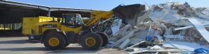 Komatsu wheel loader waste and recycling machine heavy equipment