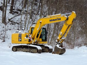 Winter maintenance tips excavator komatsu marubeni