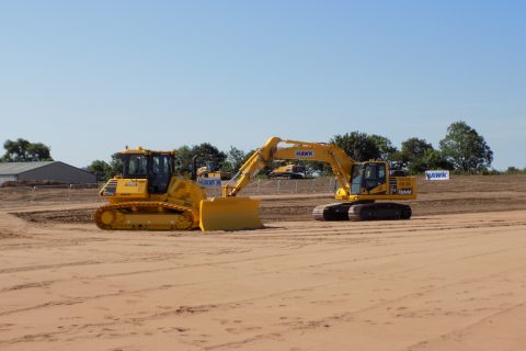 training centre Hawk plant hire Komatsu fleet Marubeni digger bulldozer