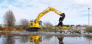 Komatsu PC228 Short tail swing excavator zero