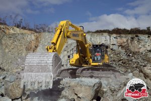 Komatsu PC700 excavator hillhead