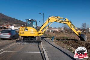 HH4 Komatsu PC80MR-5 Midi excavator hillhead