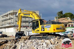 HB365LC-3 Hybrid Komatsu excavator hillhead