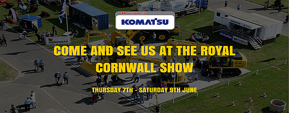 Komatsu Royal Cornwall Show 2018