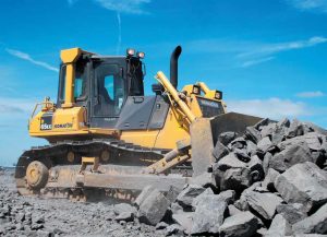 undercarriage plus Komatsu track bulldozer excavator