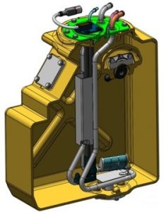 AdBlue® AdBlue Komatsu Machine Digger Excavator Tank handling storing