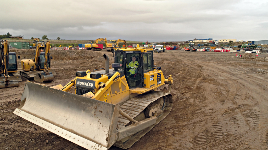 International Women's Day Komatsu Female Operator