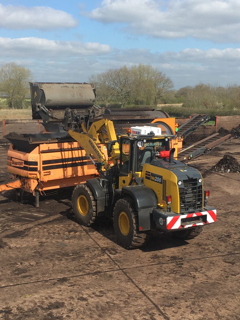 Hills waste solutions wheel loader Komatsu