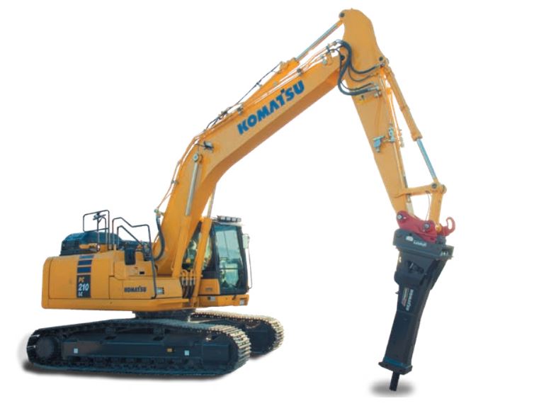 Hydraulic Breaker - Excavator Attachments - Marubeni-komatsu Ltd.