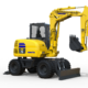 Komatsu presents its all-new 7.5-tonne Mini Wheeled Excavator at bauma 2025